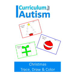 Christmas Trace, Draw and Colour UK SPELLING